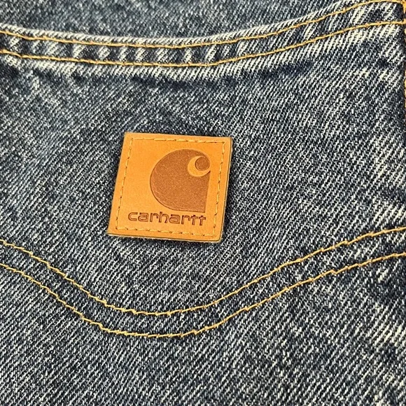 EUC CARHARTT Fleece Lined Jeans - Picture 6 of 12